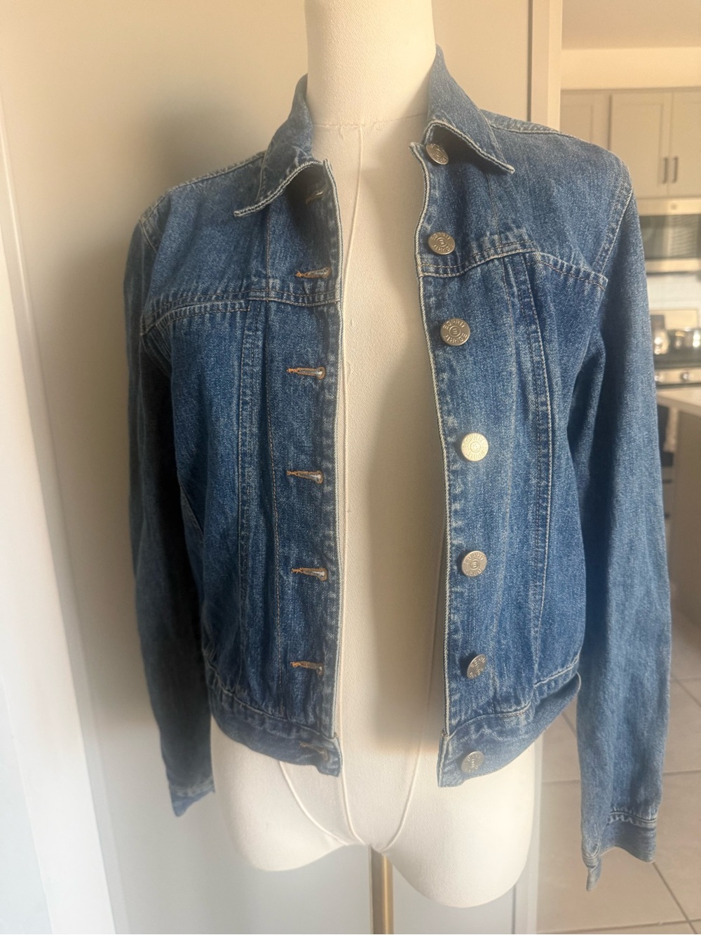 Vintage Esprit Classic Medium Wash Denim Jacket | Women’s Small